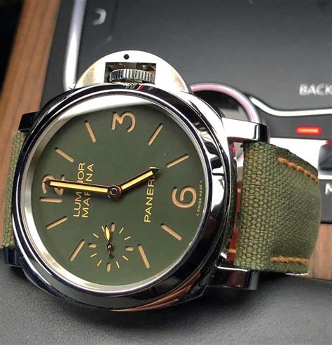 panerai canvas strap